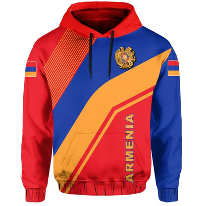 Armenia Flag Hoodie Rambo Style