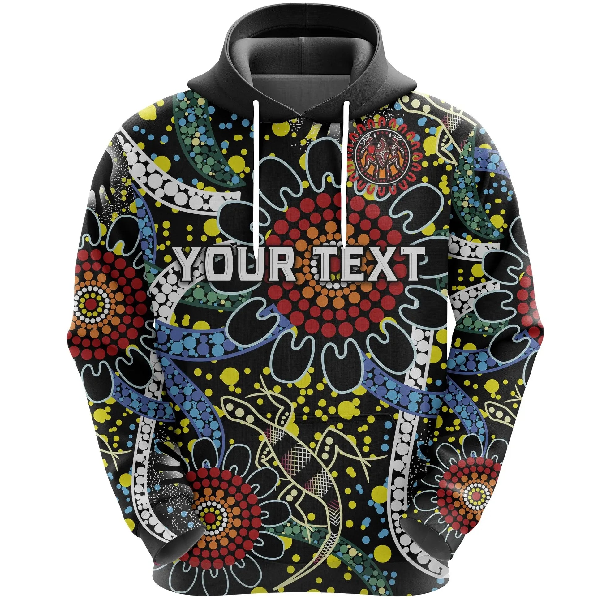 Custom Personalised Australia Indigenous Rugby Hoodie All Stars Sporty Style
