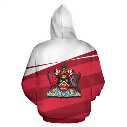 Trinidad and Tobago Hoodie Coat Of Arms Vivian Style