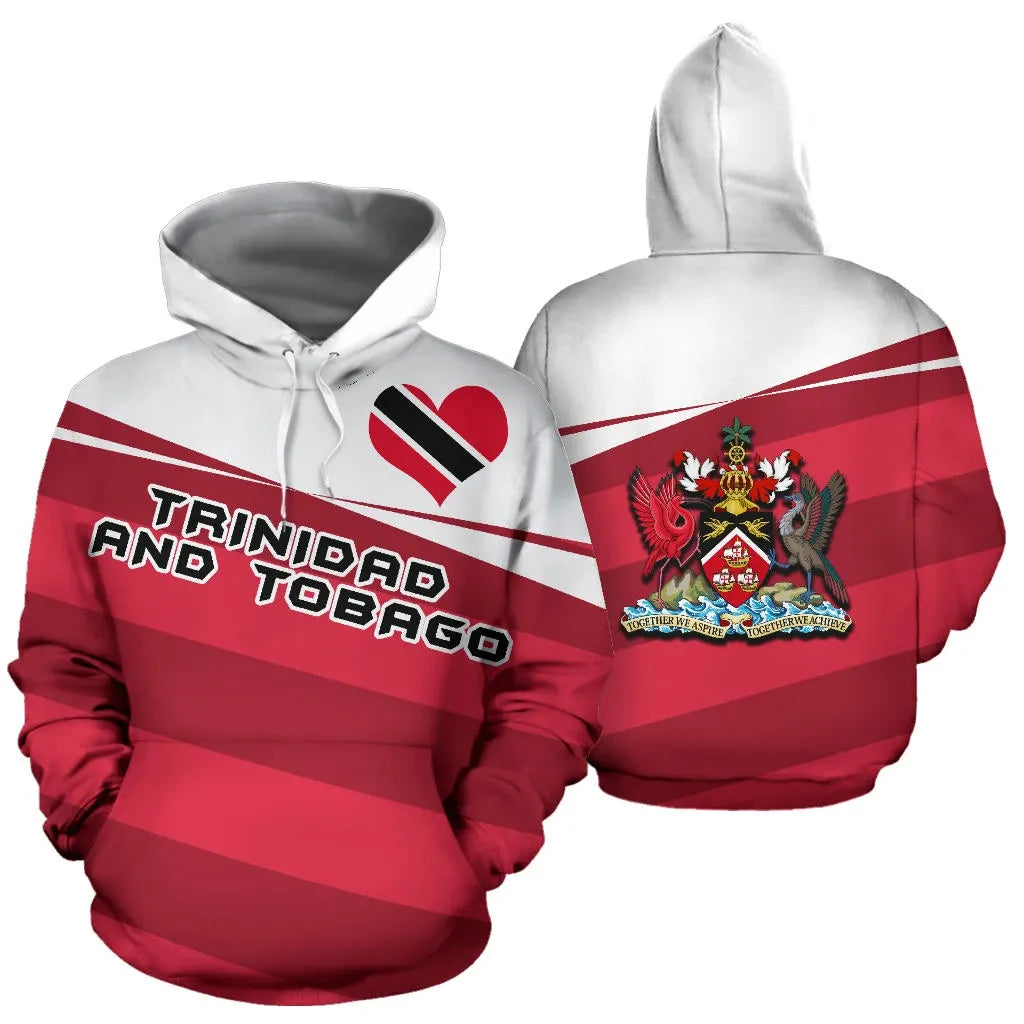 Trinidad and Tobago Hoodie Coat Of Arms Vivian Style