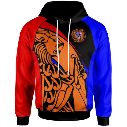 Armenia Hoodie A Lion And An Eagle