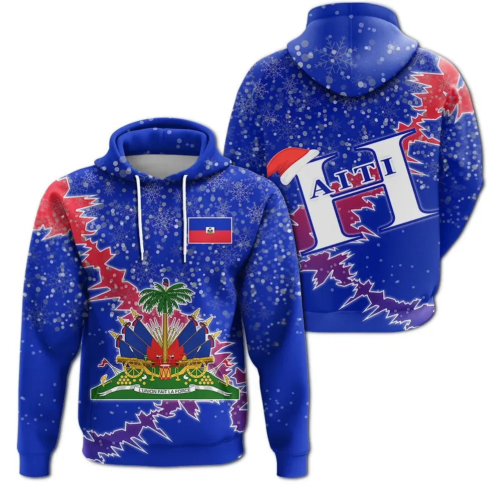 Haiti Christmas Coat Of Arms Hoodie X Styl