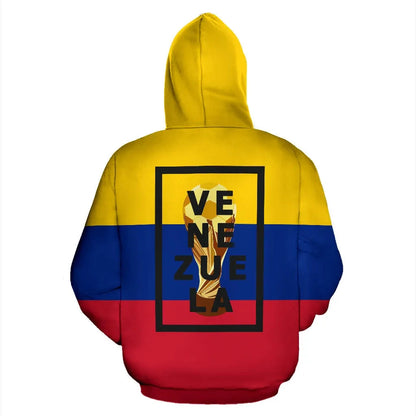 Venezuela Flag Hoodie Football