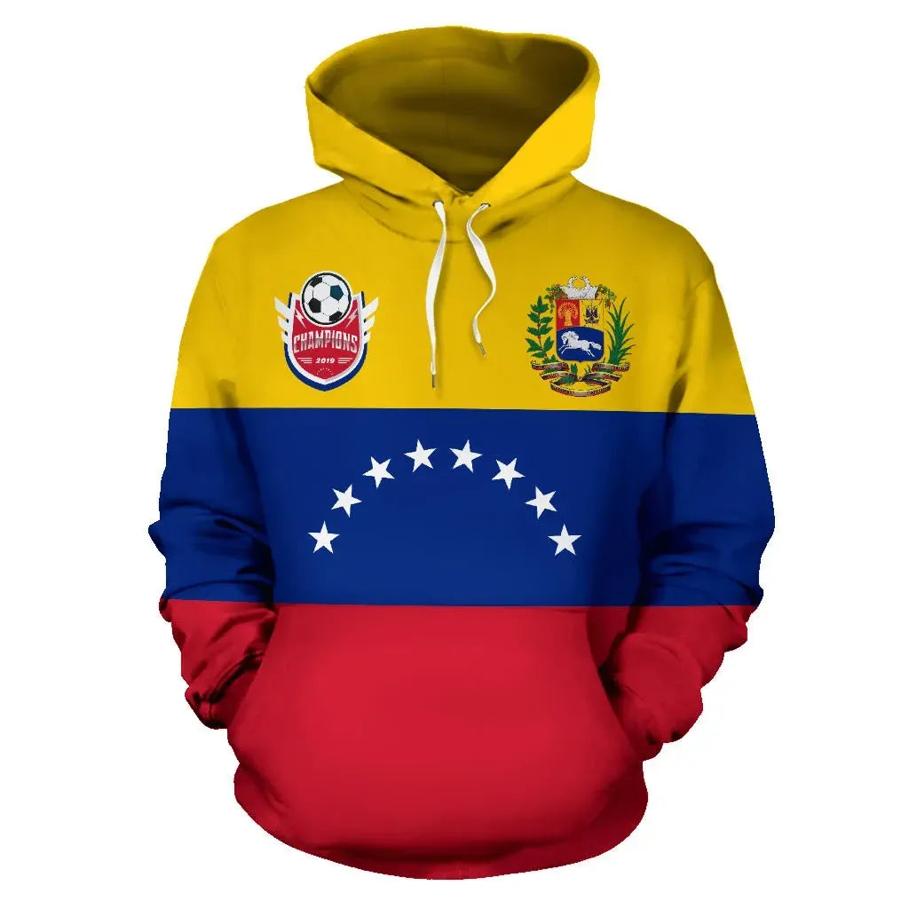 Venezuela Flag Hoodie Football