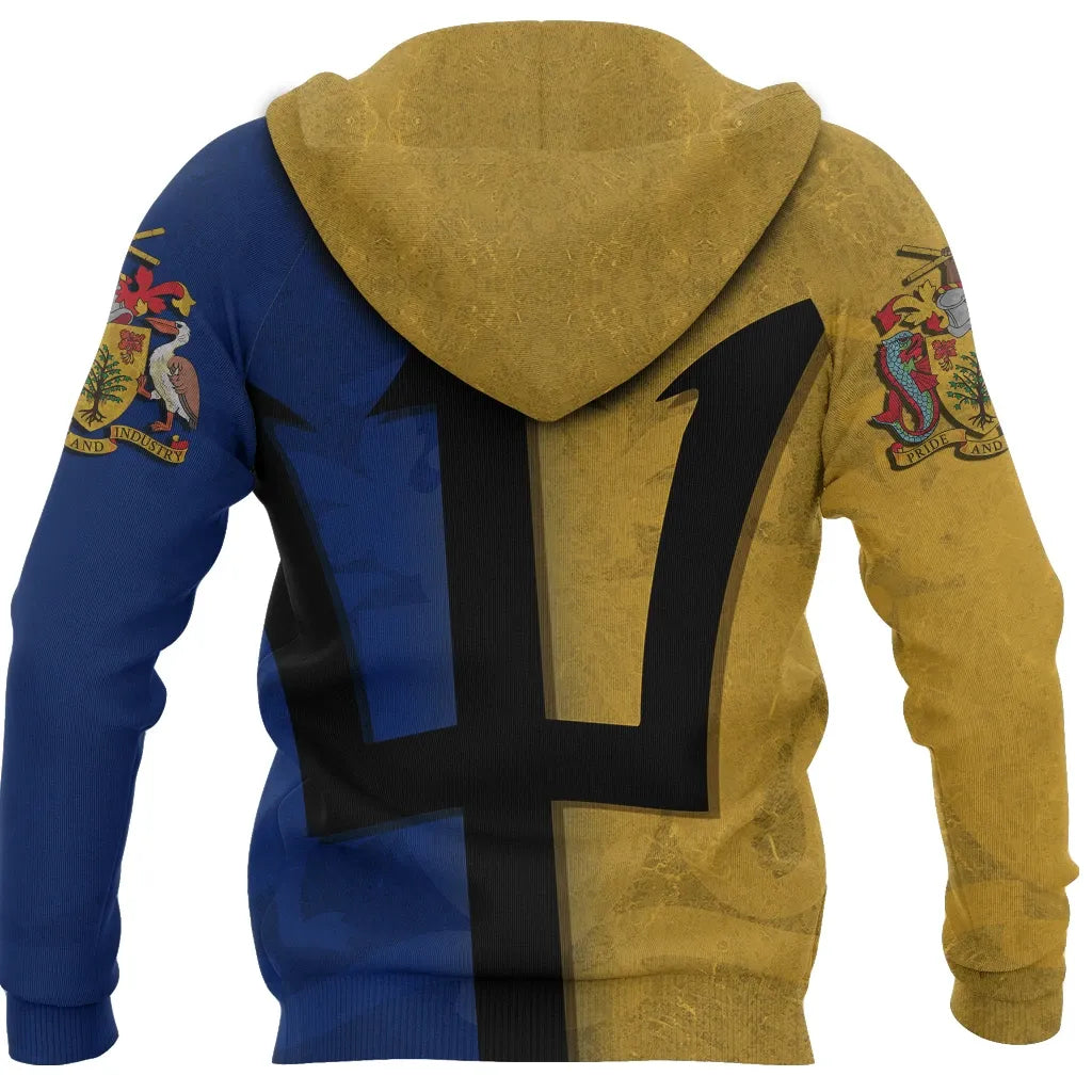 Barbados Hoodie Trident Ancient