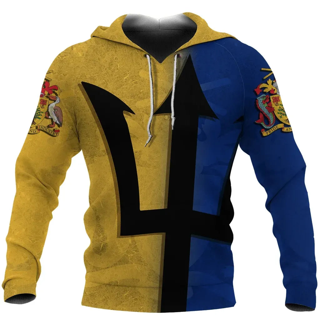 Barbados Hoodie Trident Ancient