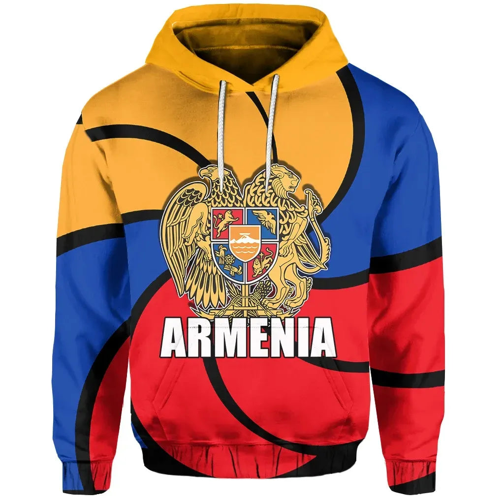 Armenian Symbol Of Eternity Flag Hoodie T