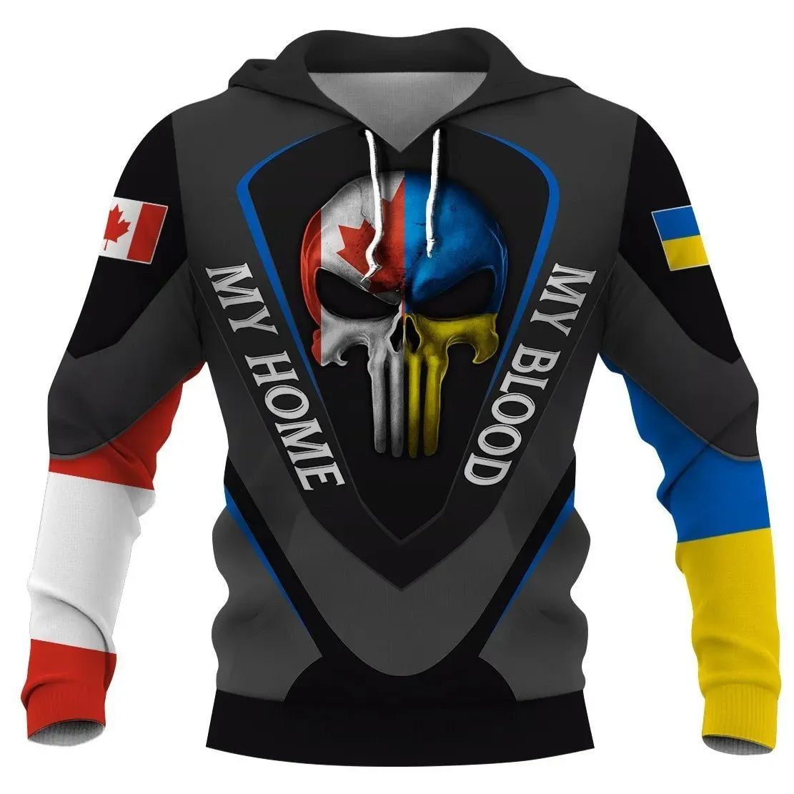 Ukraine My Home My Blood Hoodie 3D Full Printing