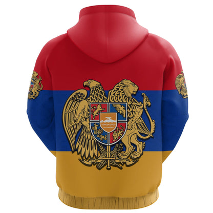 Coat Of Arms Armenia Hoodie Flag Pattern