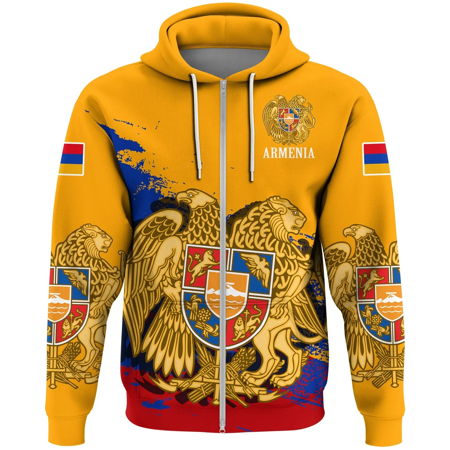 Armenia Special Zip Hoodie Yellow Version