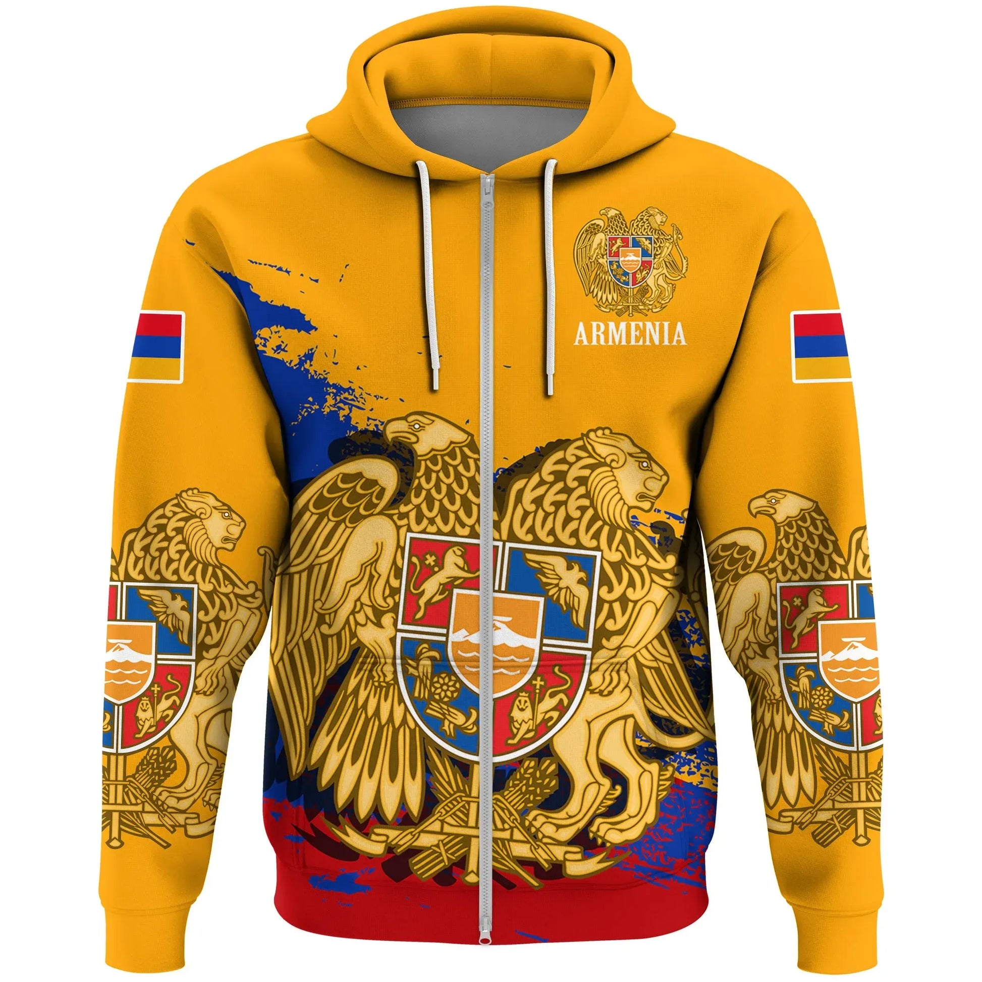 Armenia Special Zip Hoodie Yellow Version