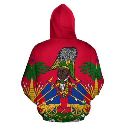 Jean Jacques Dessalines Haiti Zip Up Hoodie