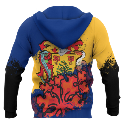 Barbados Zip Up Hoodie Pride Of Barbados