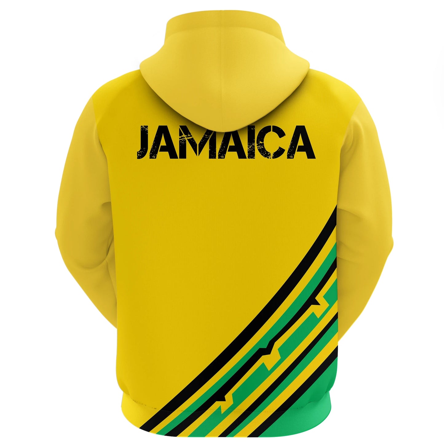 Jamaica Vintage Flag Zip Hoodie