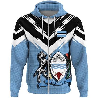 Botswana New Release Zip Hoodie