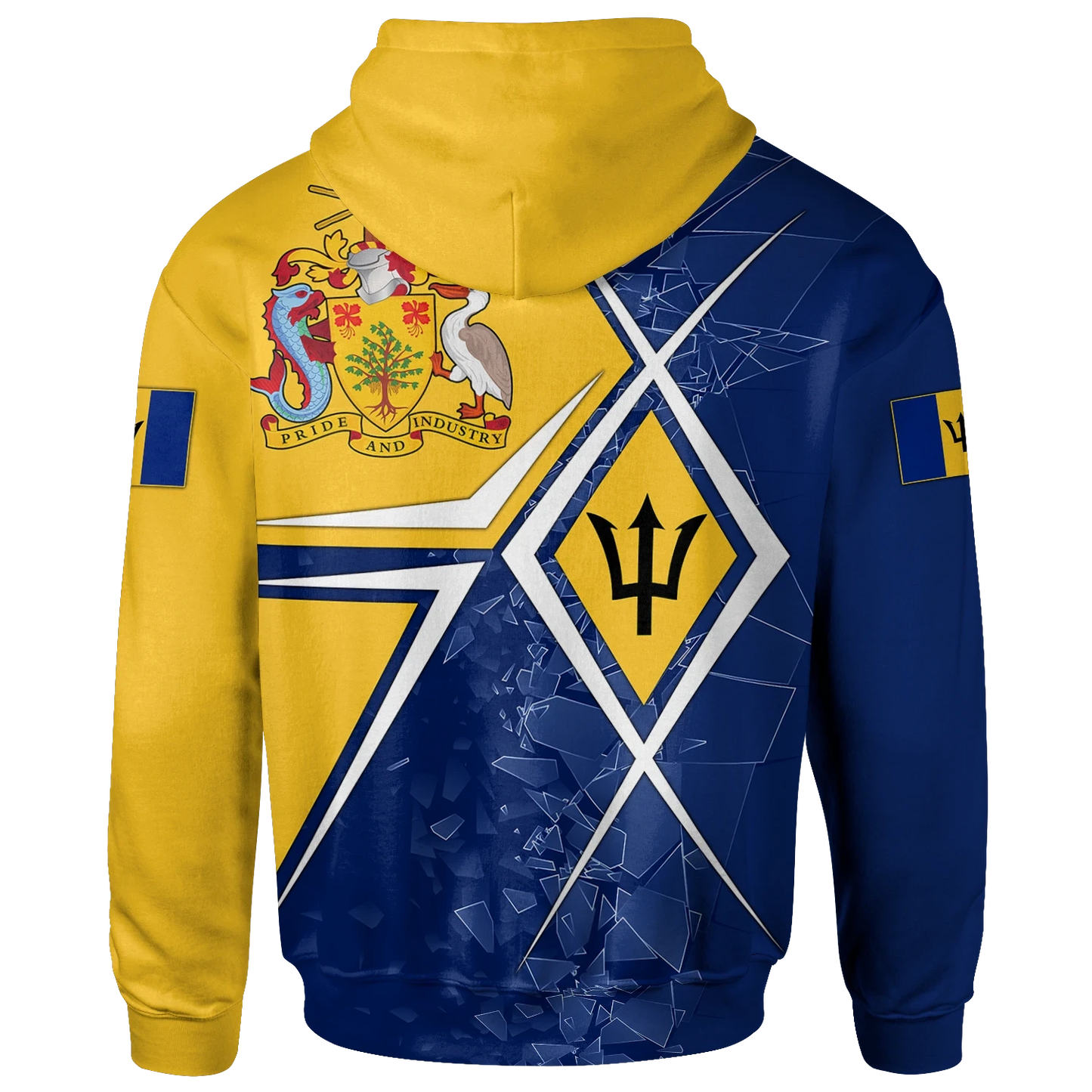 Barbados Zip Up Hoodie Barbados Legend