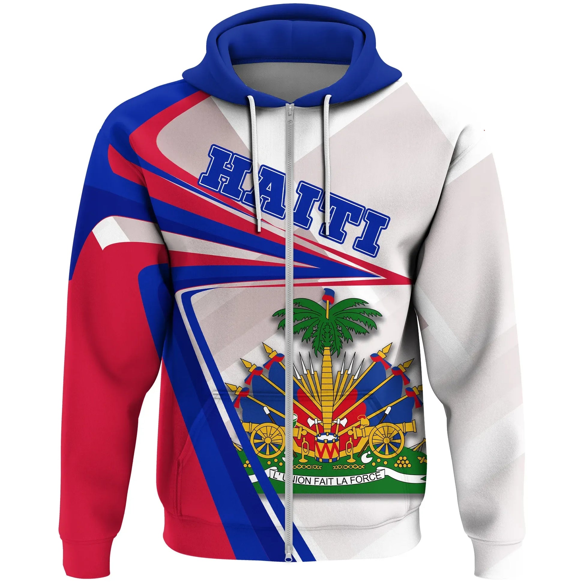 Haiti Zip Hoodie Coat Of Arms New Release 5