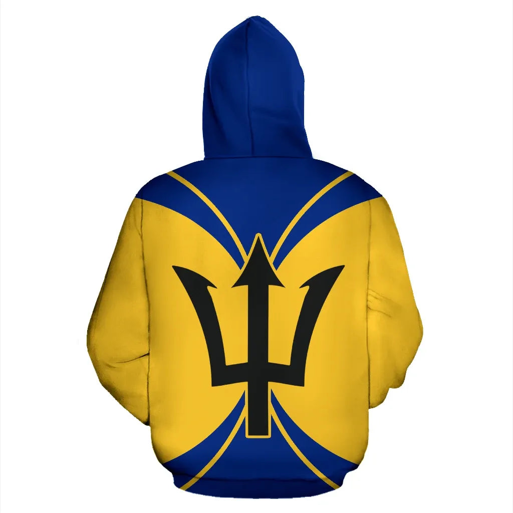 Barbados All Over Zip Up Hoodie Impact Version