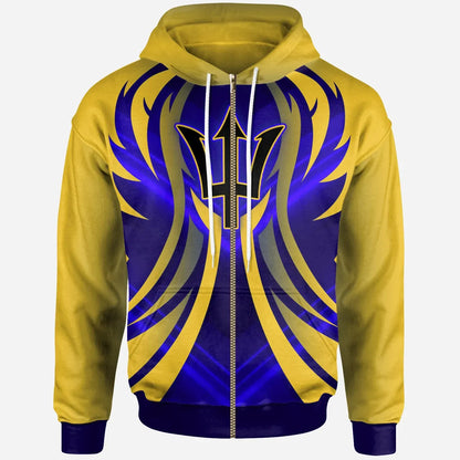 Barbados Zip Hoodie Line Version