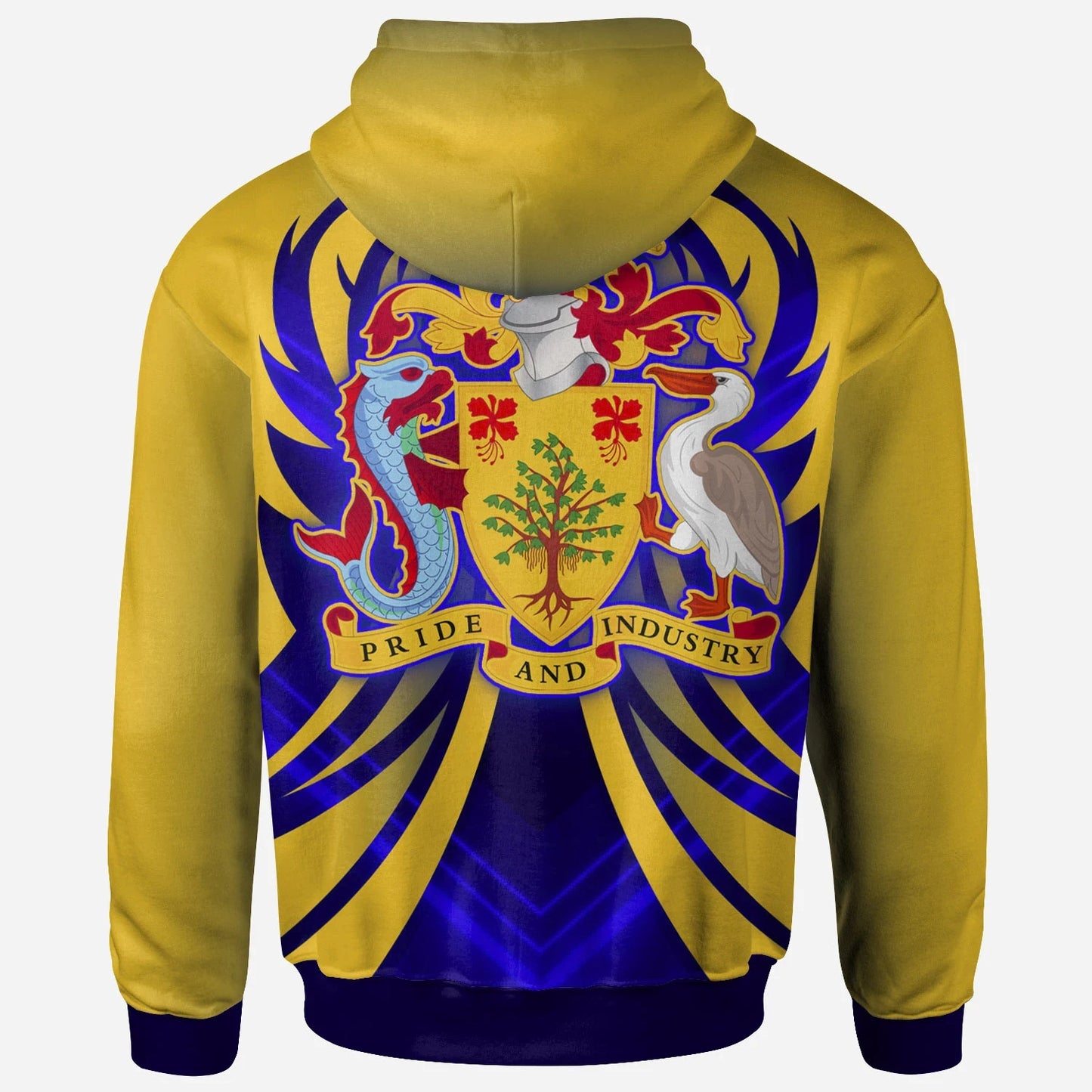 Barbados Zip Hoodie Line Version