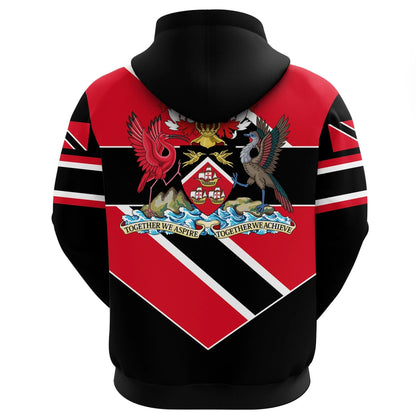 Trinidad and Tobago Hoodie Zip Hoodie Pro Energy