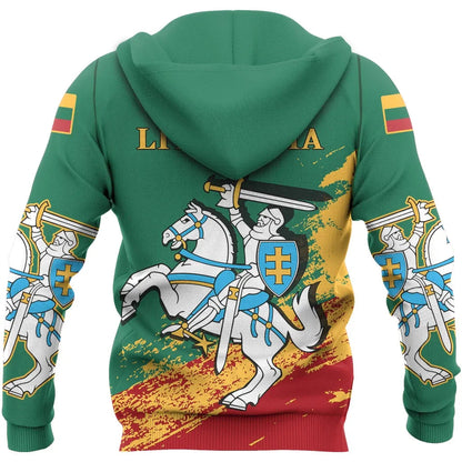 (Lietuva) Lithuania Special Zipper Hoodie