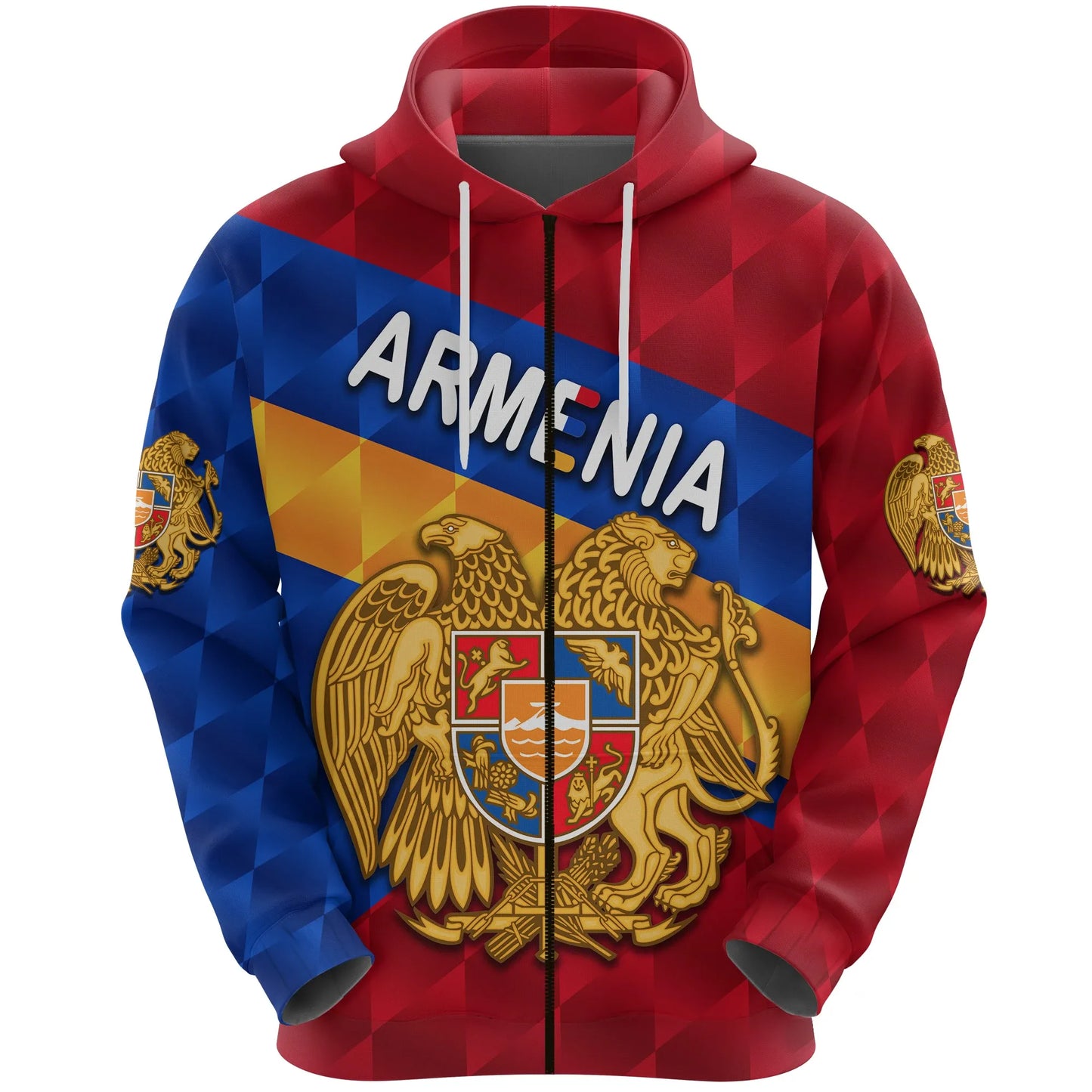 Armenia Zip Hoodie Sporty Style