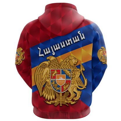 Armenia Zip Hoodie Sporty Style
