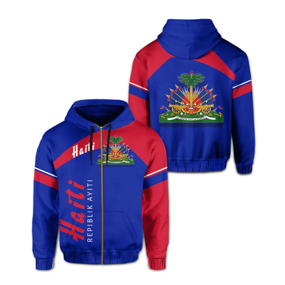 Haiti Zipper Hoodie Vera Style