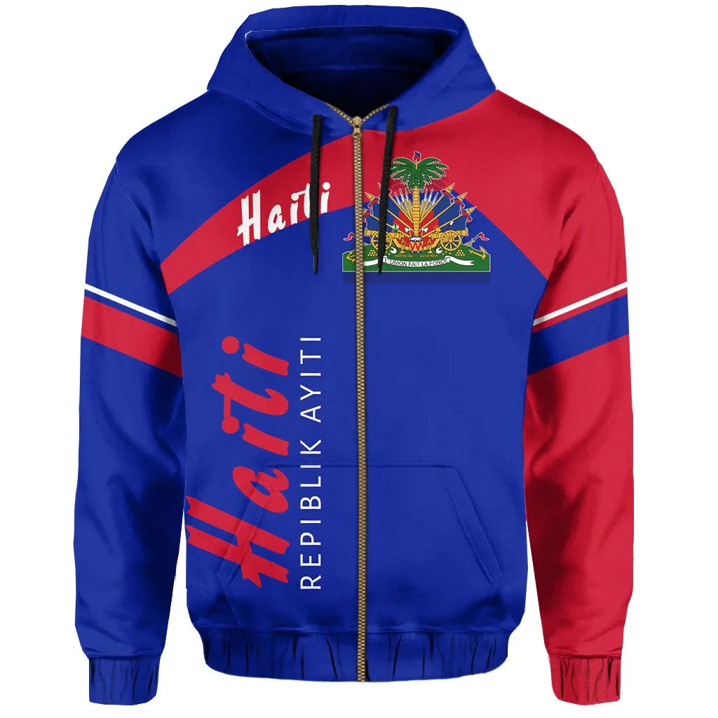 Haiti Zipper Hoodie Vera Style