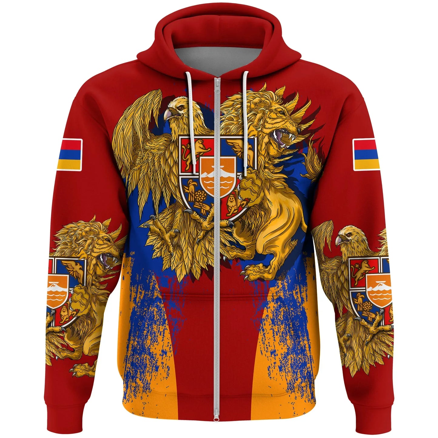 Armenia Special Coat Of Arms Zip Hoodie