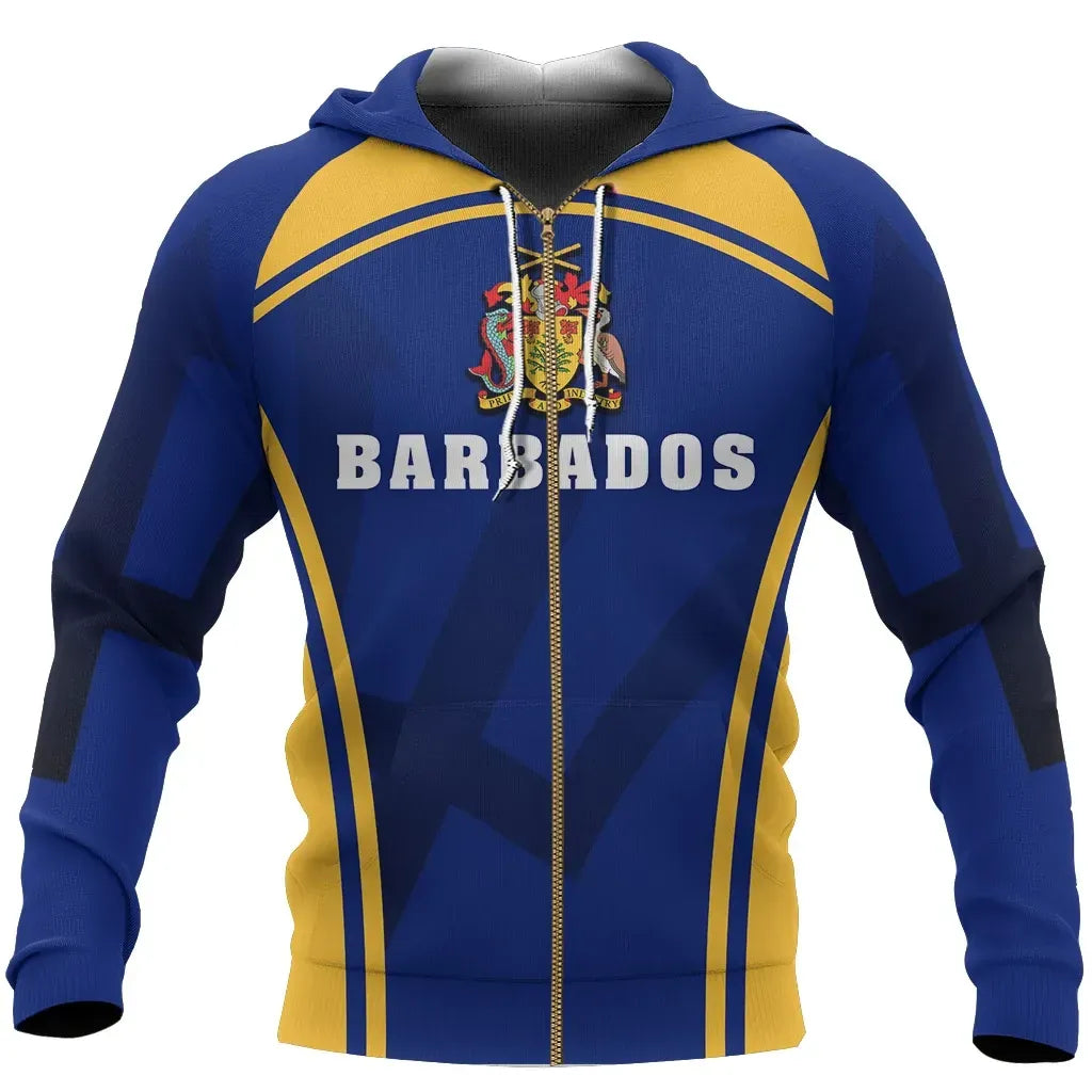 Barbados Zipper Hoodie S. Style