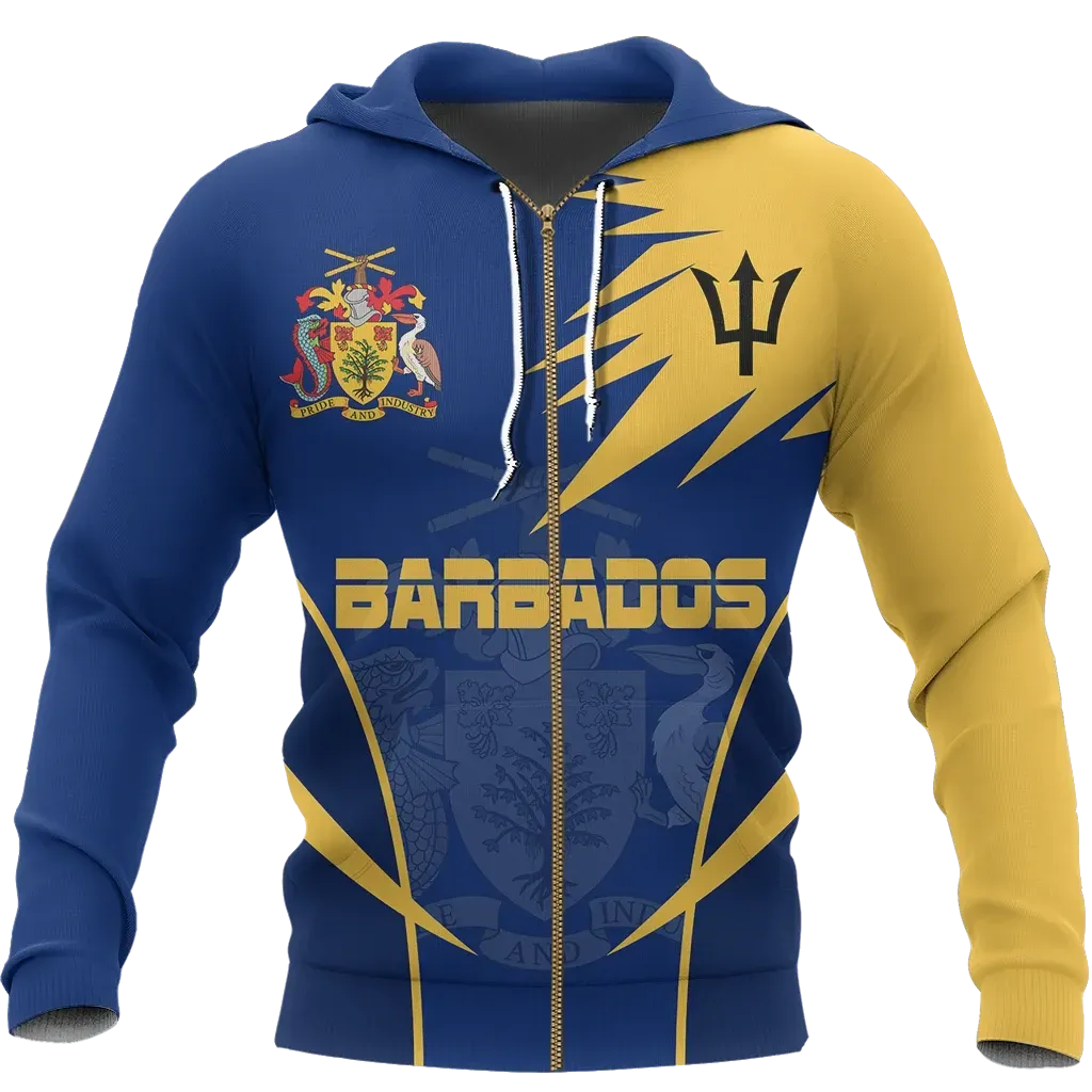 Barbados Active Special Zipper Hoodie