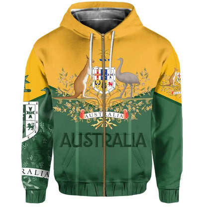 Australia Sport Supremacy Zipper Hoodie