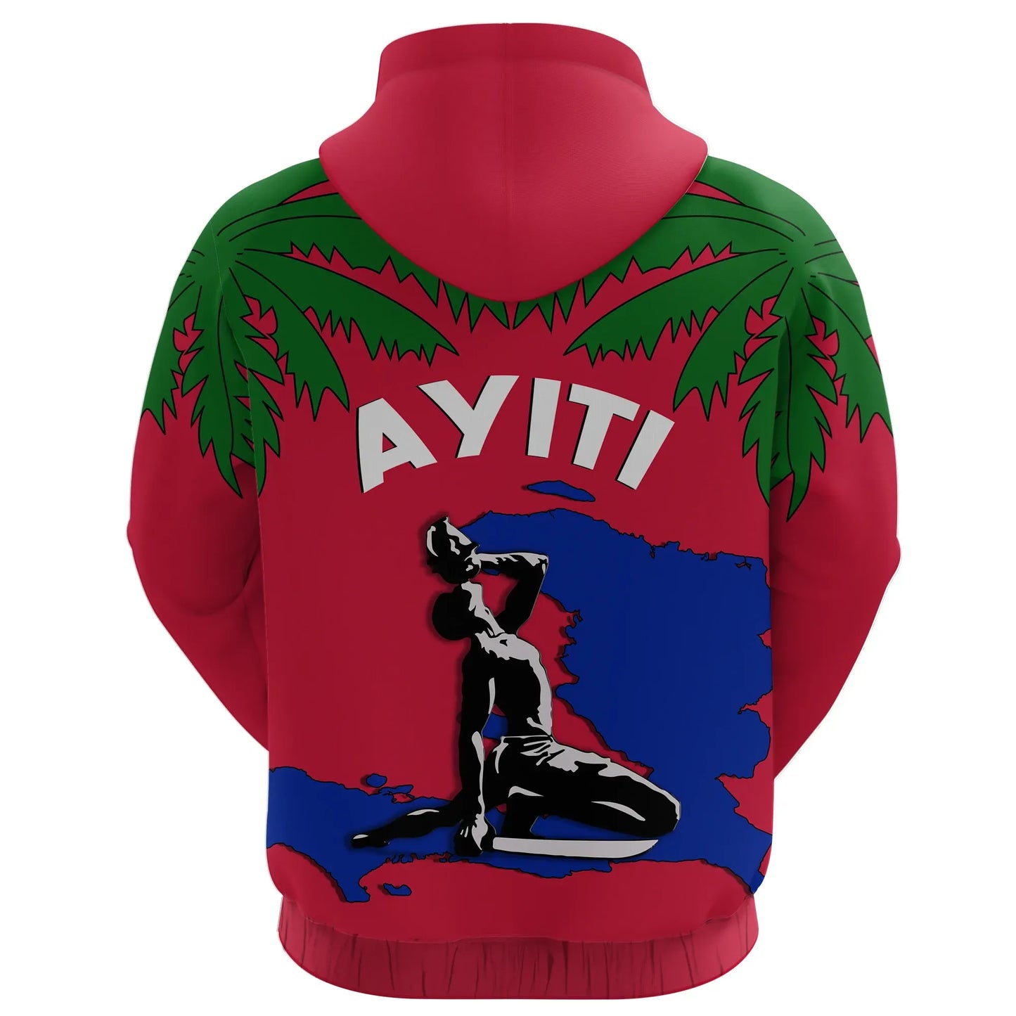Coat Of Arms Haiti Zip Hoodie Le Marron Inconnu