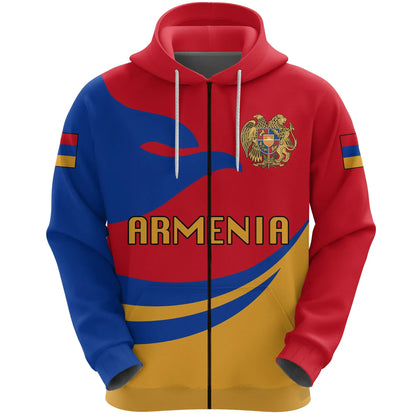 Armenia Zip Hoodie Proud Version