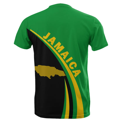 Jamaica Coat Of Arms Up Style T Shirt