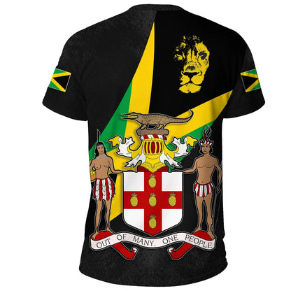 Jamaica T Shirt Jamaica Coat of Arms Printed Shirt