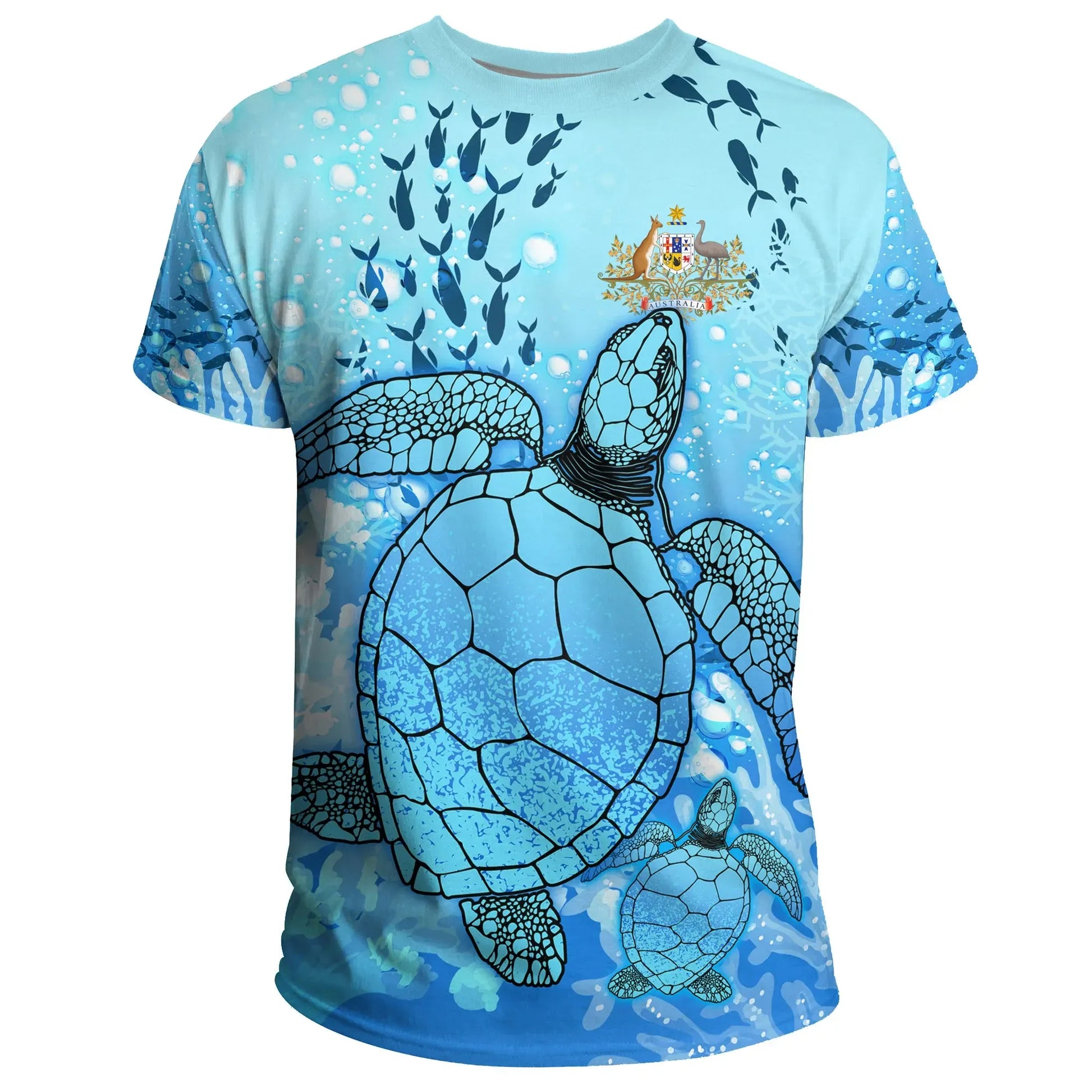 Australia T Shirt Ocean Life Women'S/Men'S