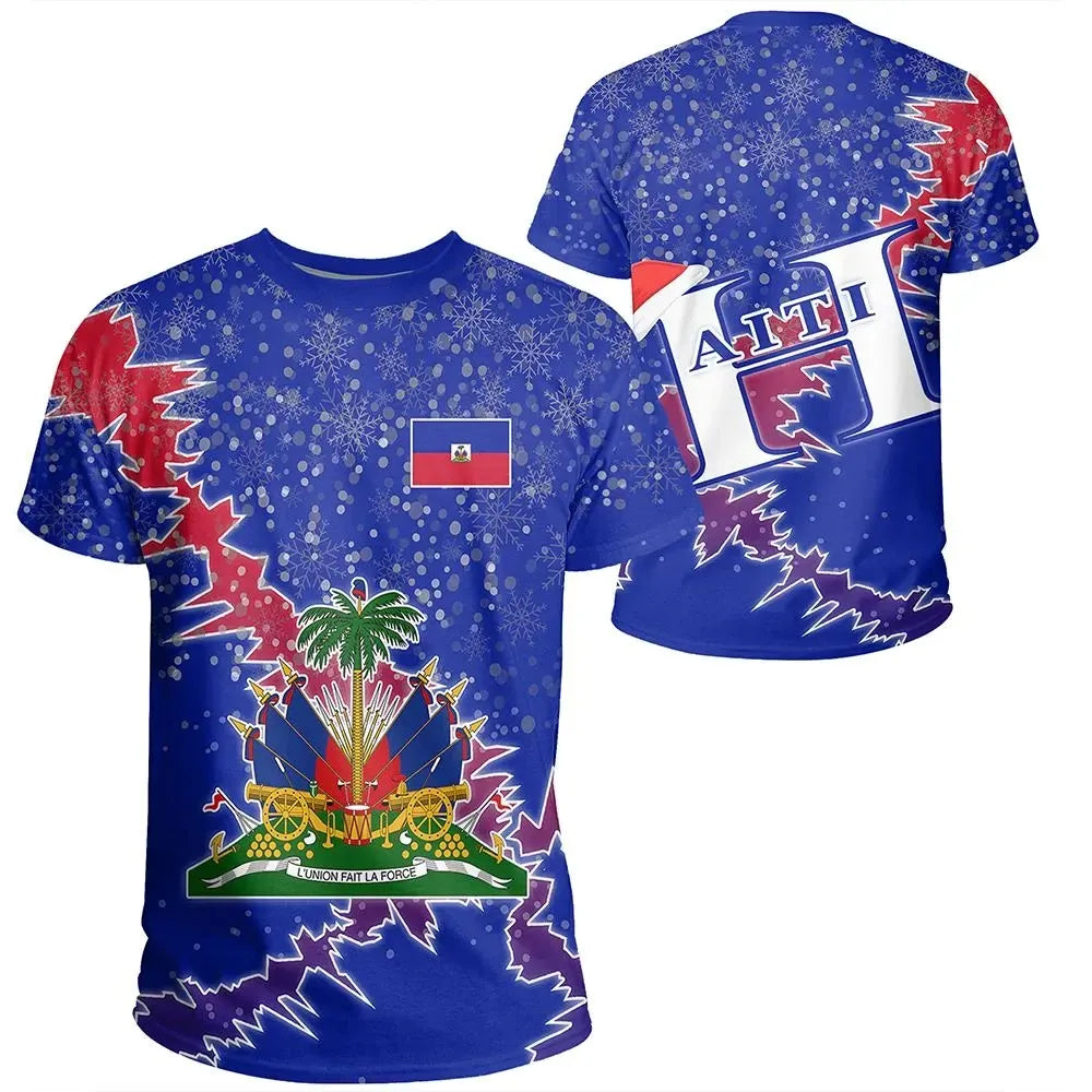Haiti Christmas Coat Of Arms T Shirt X Style