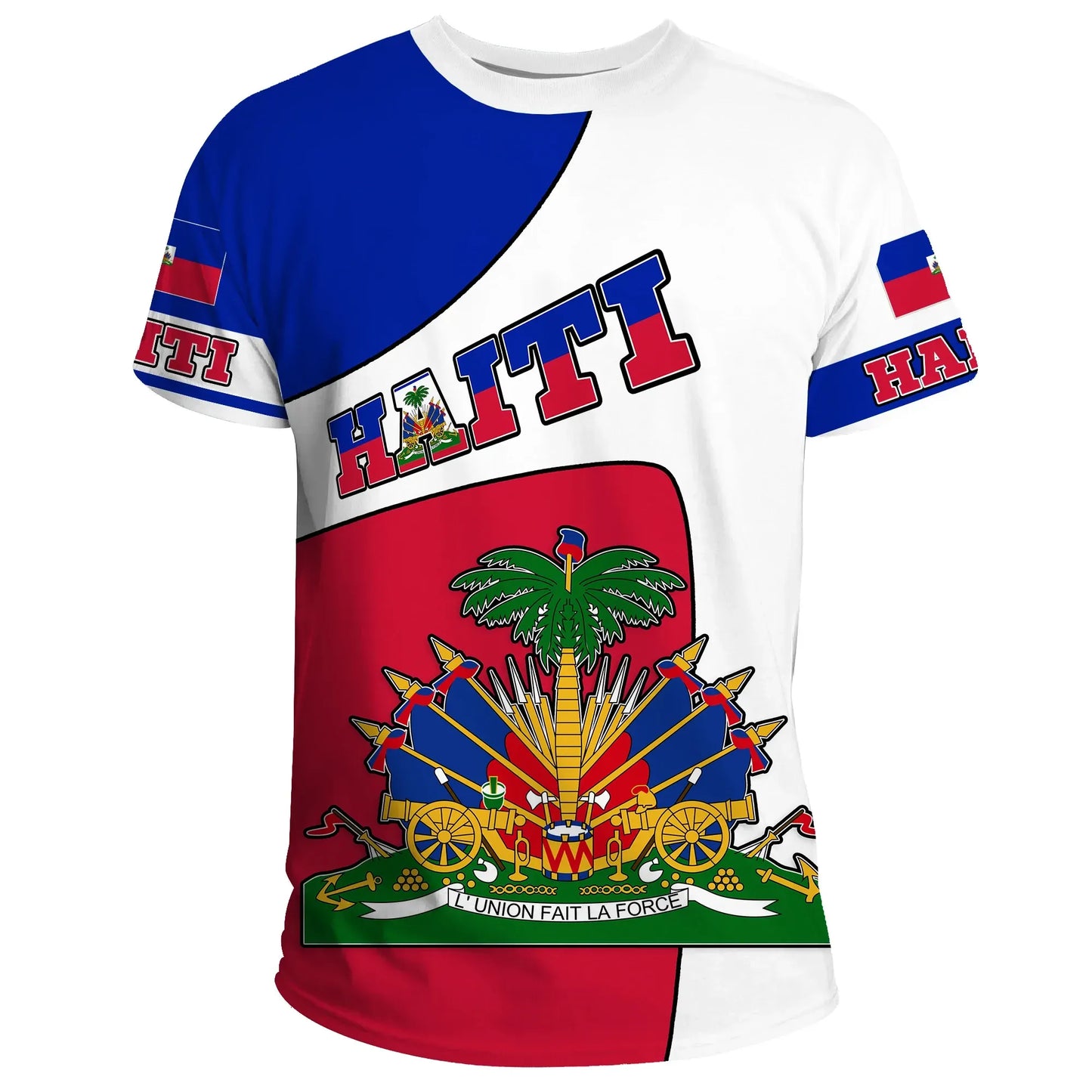Haiti T Shirt Coat Of Arms Haiti Coat of Arms Printed Shirt