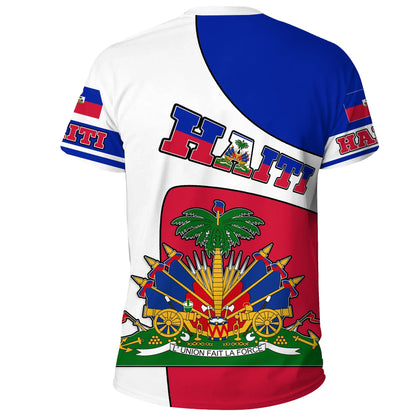 Haiti T Shirt Coat Of Arms Haiti Coat of Arms Printed Shirt