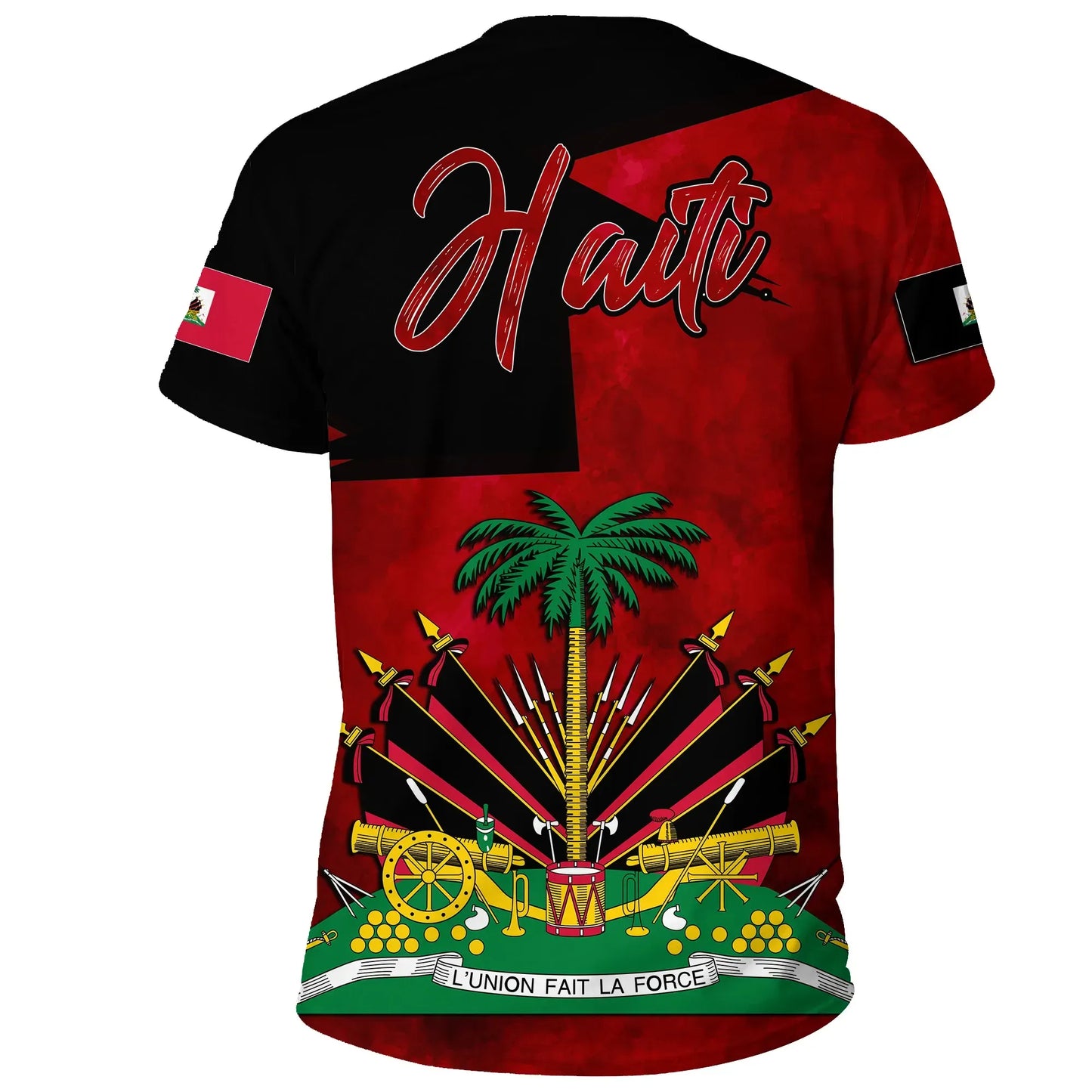 Haiti 1964 T Shirt Haiti Coat of Arms Printed Shirt
