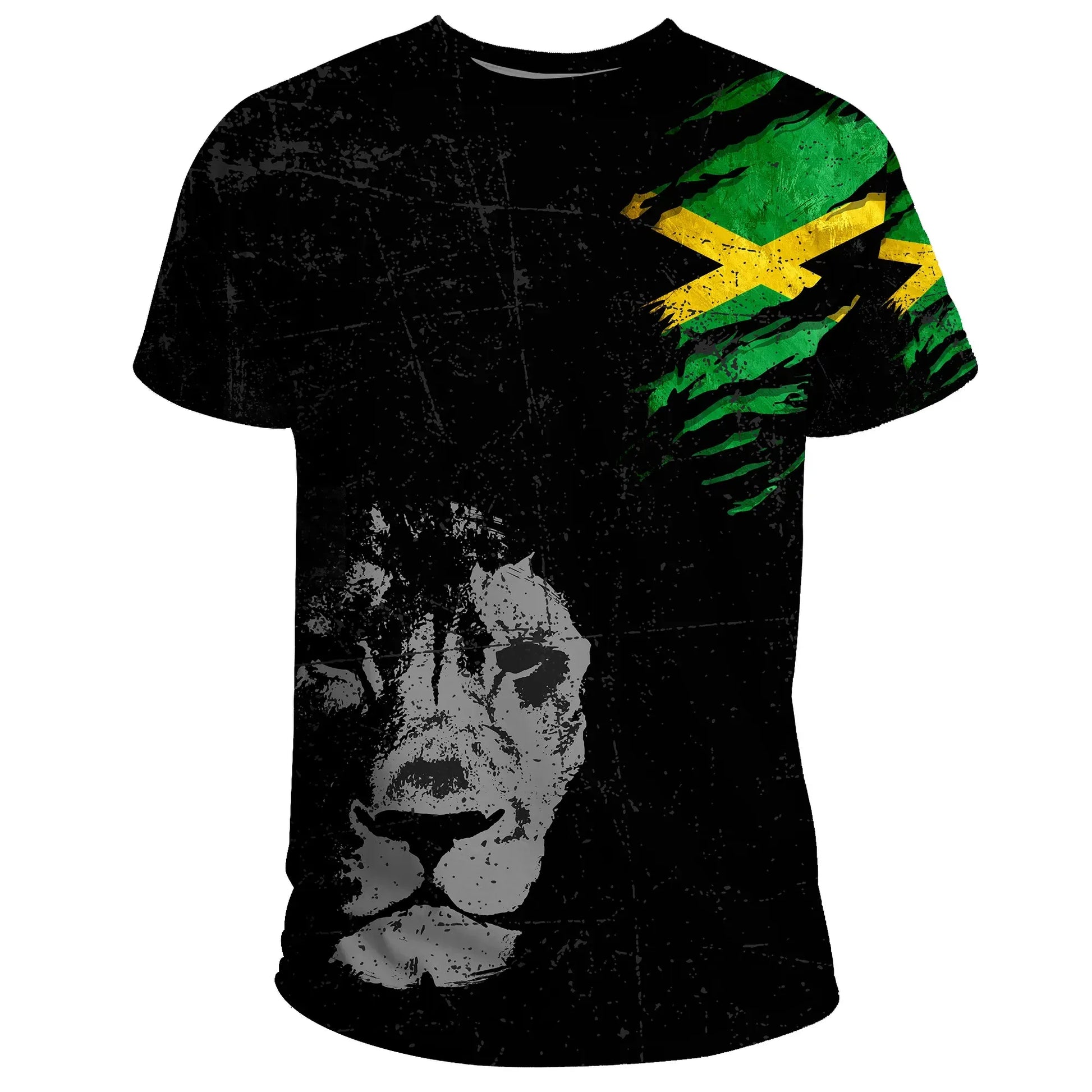 Jamaica Lion T Shirt Special Grunge Style