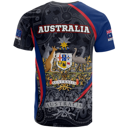 Australia T Shirt Australia Coat Of Arms T Shirt Aussie Spirit Unisex