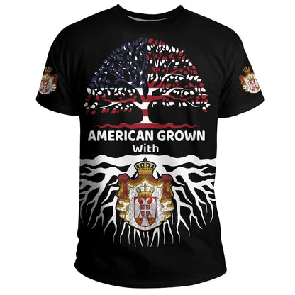 Serbia T Shirt American Roots