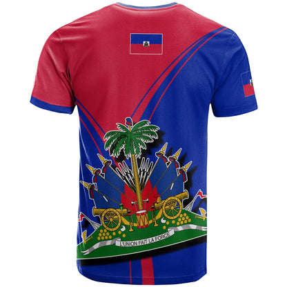 Haiti T Shirt Haitian Pride Haiti Coat of Arms Printed Shirt
