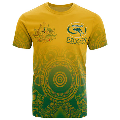 Australia Aboriginal T Shirt, Australia Rugby And Coat Of Arms