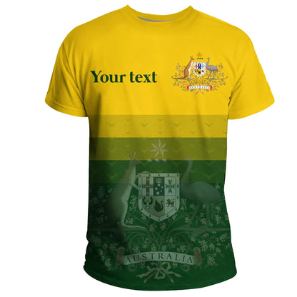 Australia Coat Of Arms T Shirt Radiant Color