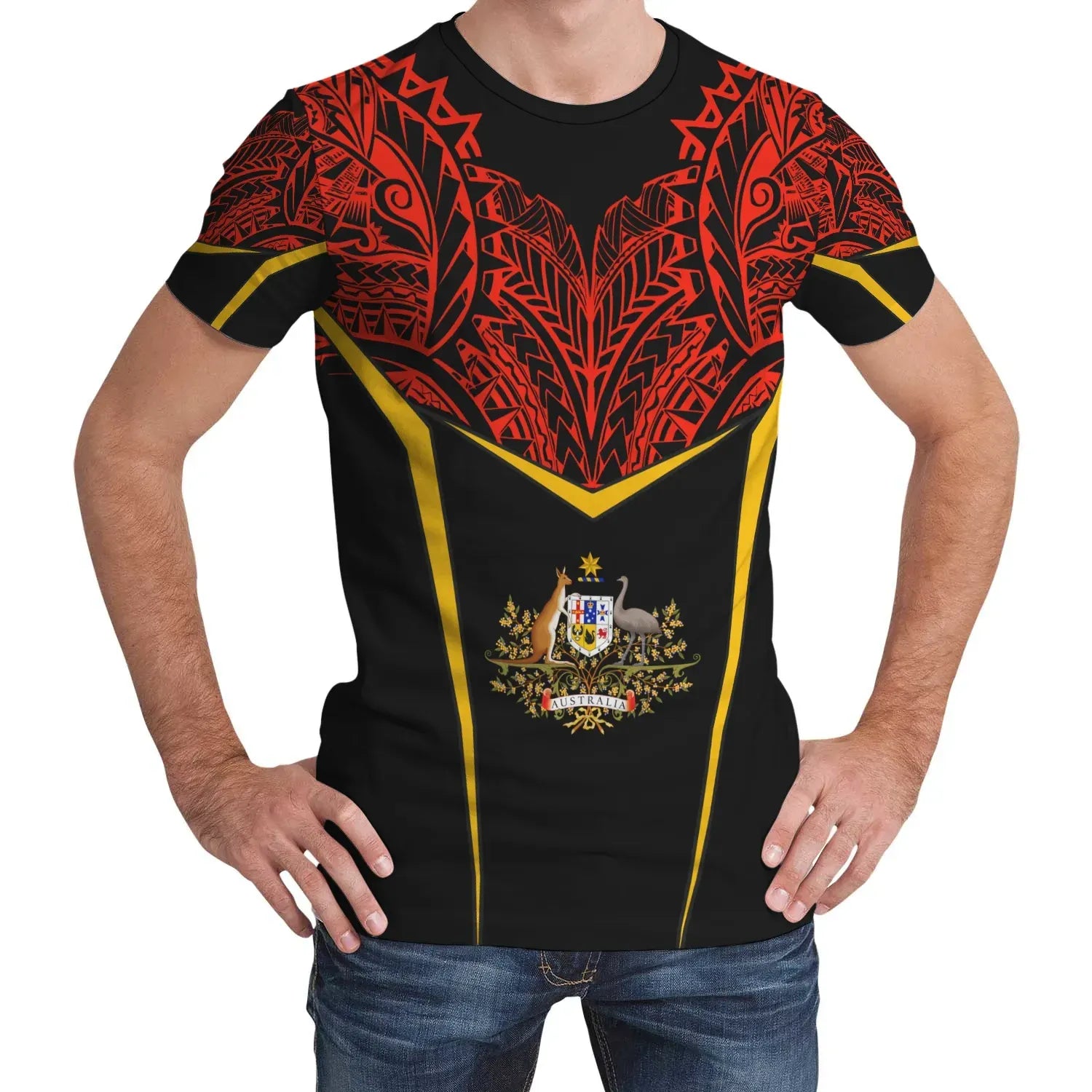 Australia Unisex T Shirt Tribal Style